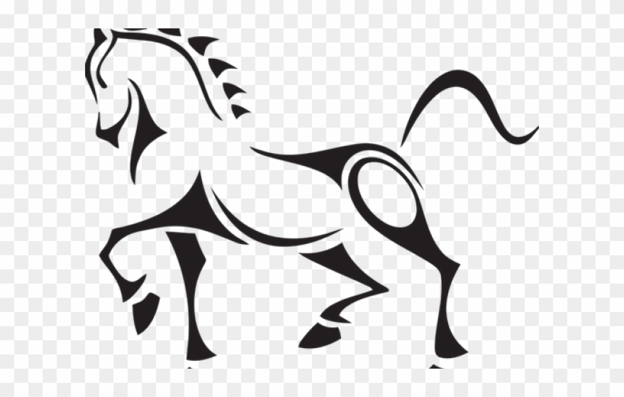 Rider Clipart Tribal - Caballos Tribal - Png Download