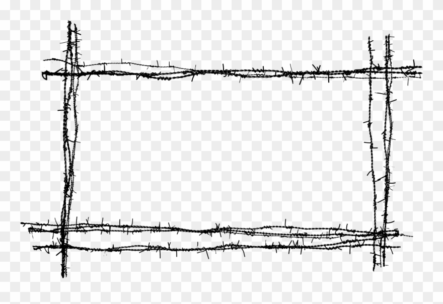 Barbed Chain Link Fencing - Barbed Wire Clipart