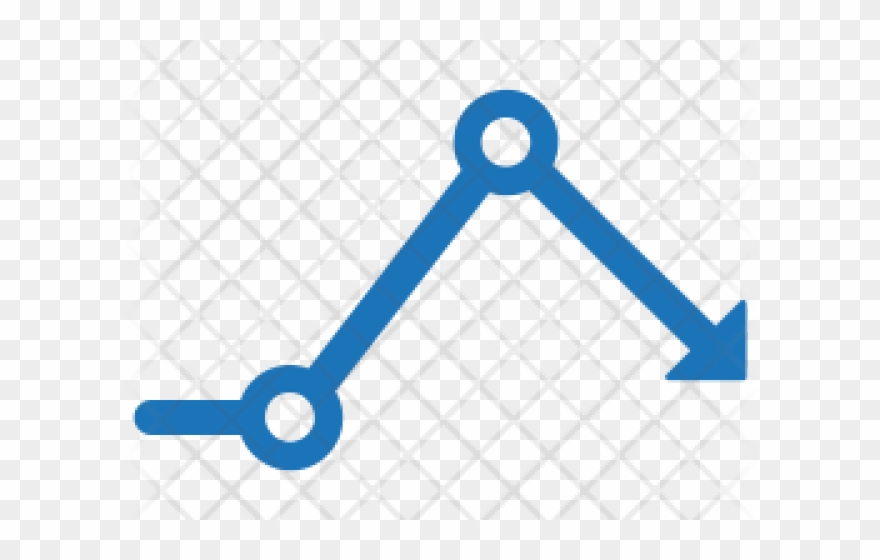 Charts Clipart Downward - Market Research Icon - Png Download