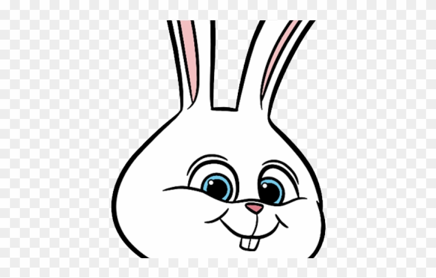 Pet Clipart Rabbit - Draw Bunny Secret Life Of Pets - Png Download
