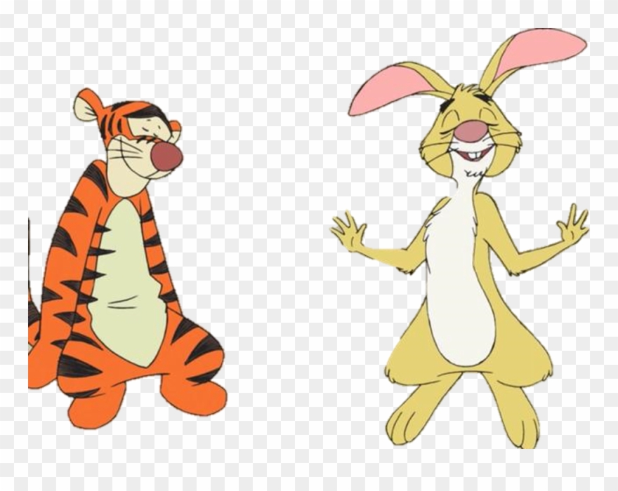 Clipart Rabbit Tigger - Portable Network Graphics - Png Download