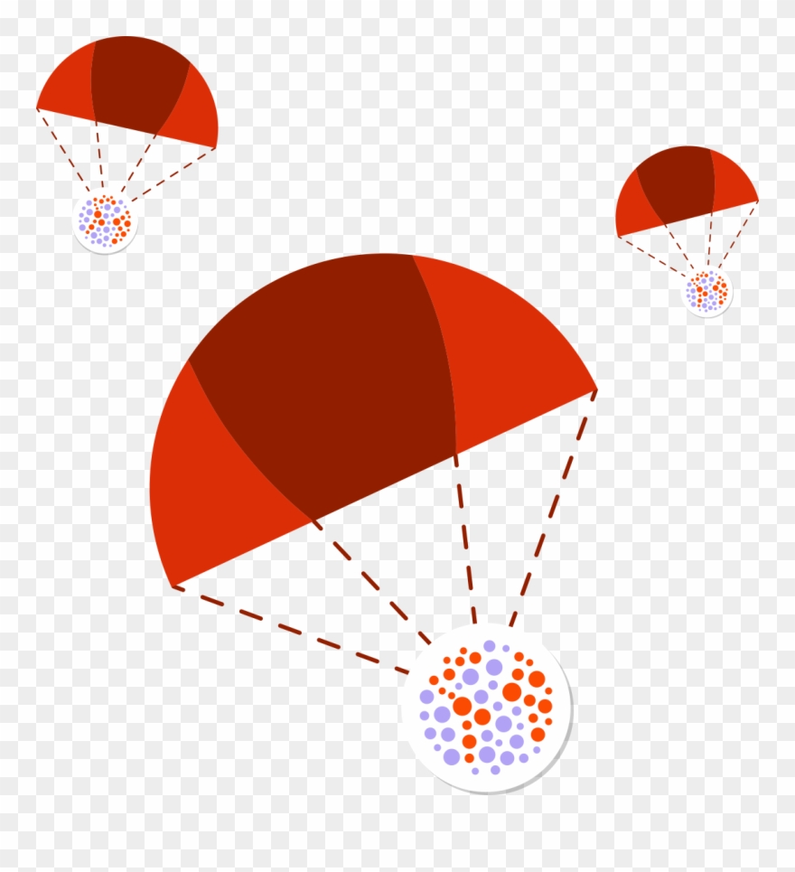 Jetcoin King Twitter - Parachute Clipart