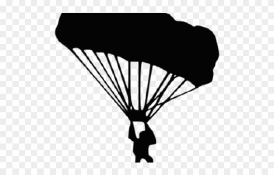 Parachute Clipart Transparent Background - Skydiving Parachuting Throw Blanket - Png Download