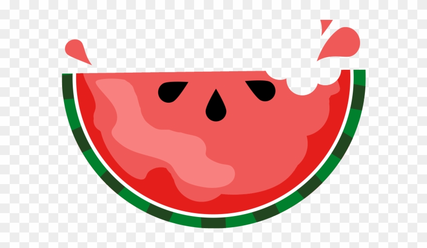 Watermelon Clipart Cut - Watermelon Clipart - Png Download
