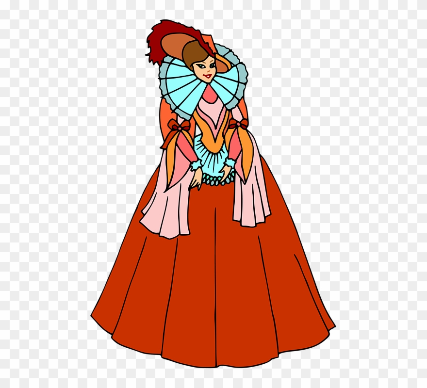 Princess,lady,woman,lady - Clip Art - Png Download