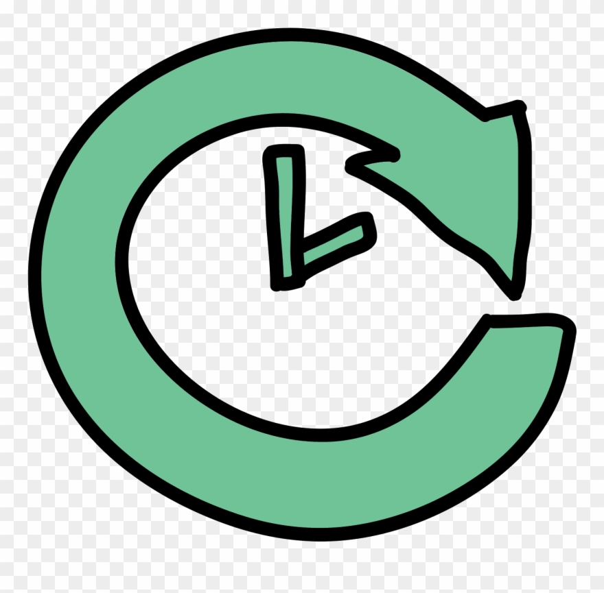 Time Machine Icon - Arrow Clipart