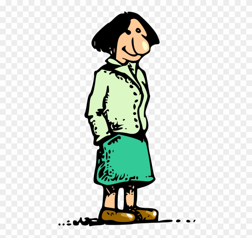 All Photo Png Clipart - Cartoon Girl With Big Nose Transparent Png