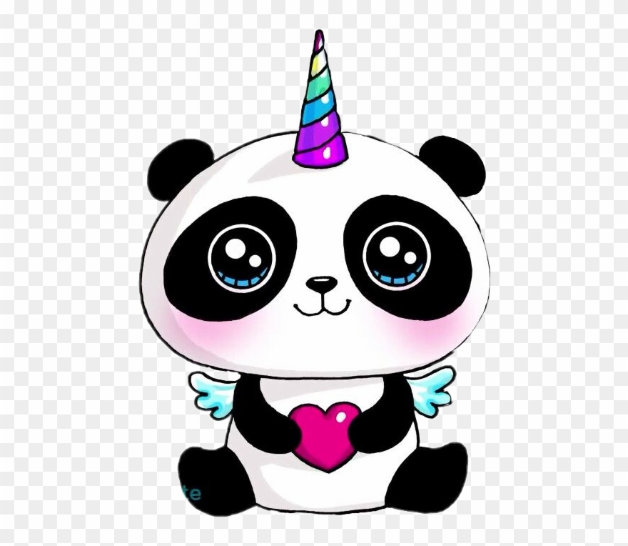 Draw So Cute Pandacorn Clipart