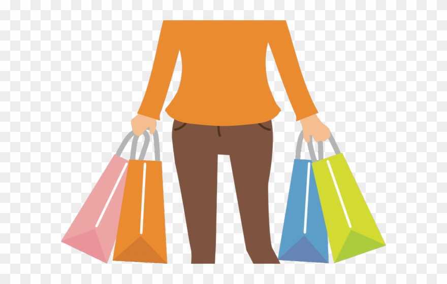 Fantasy Women Clipart Mujer - Woman Shopping Clip Art - Png Download
