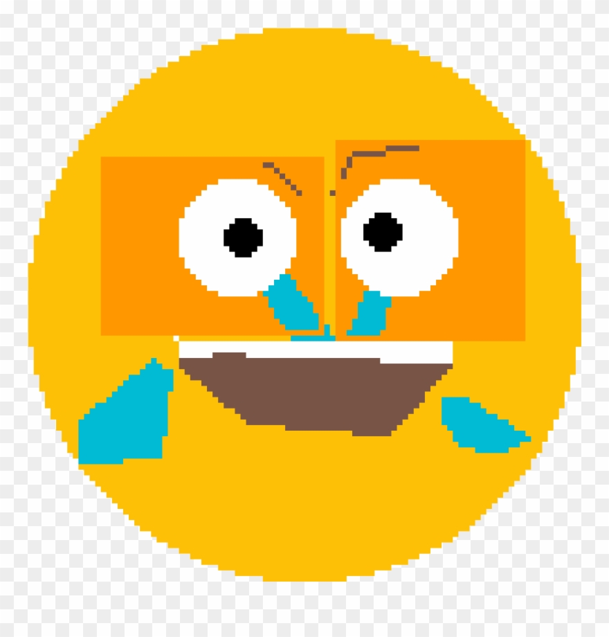 Sad Laughing Emoji - Now Designs Hemstitch Cotton Napkins, Bulk Set Clipart