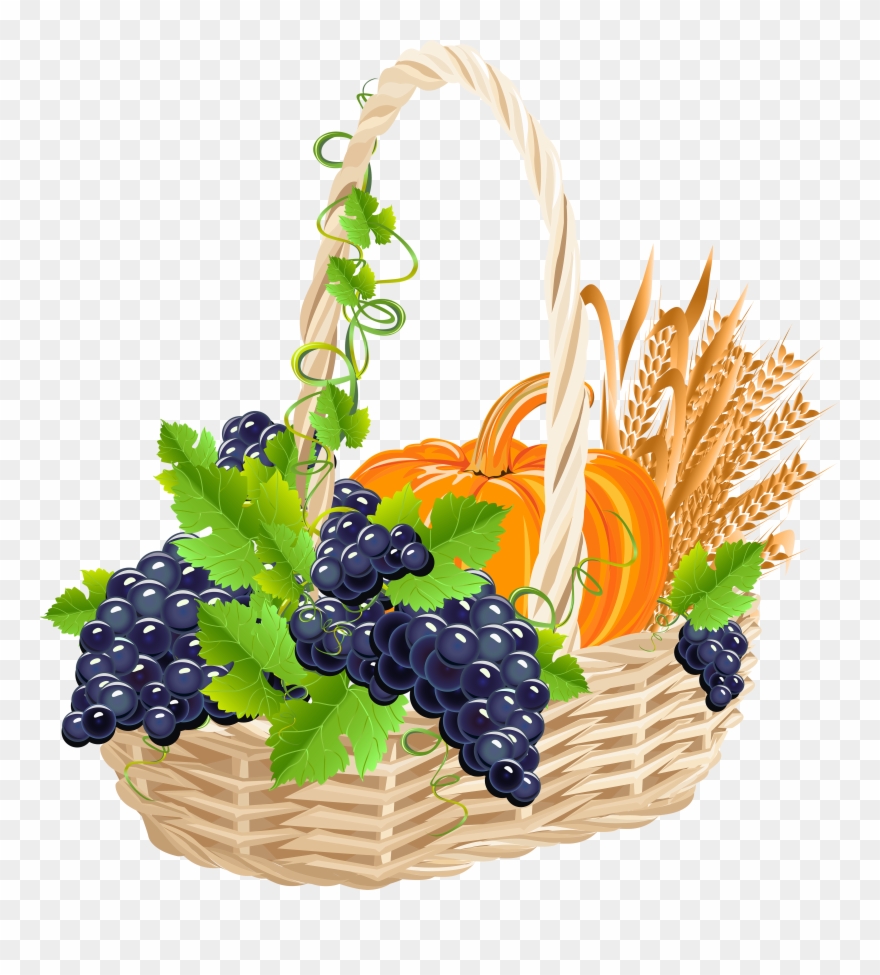 Basket Png Clip Art Image Gallery Yopriceville - Autumn Basket Png Transparent Png