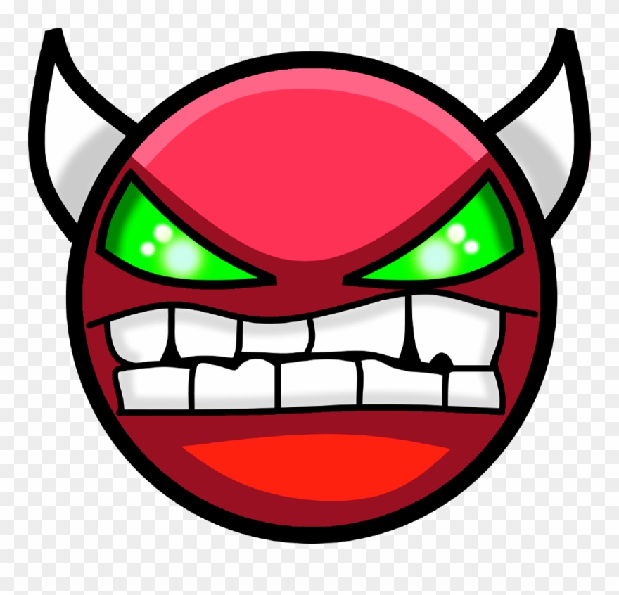 Geometry Dash Easy Demon Clipart