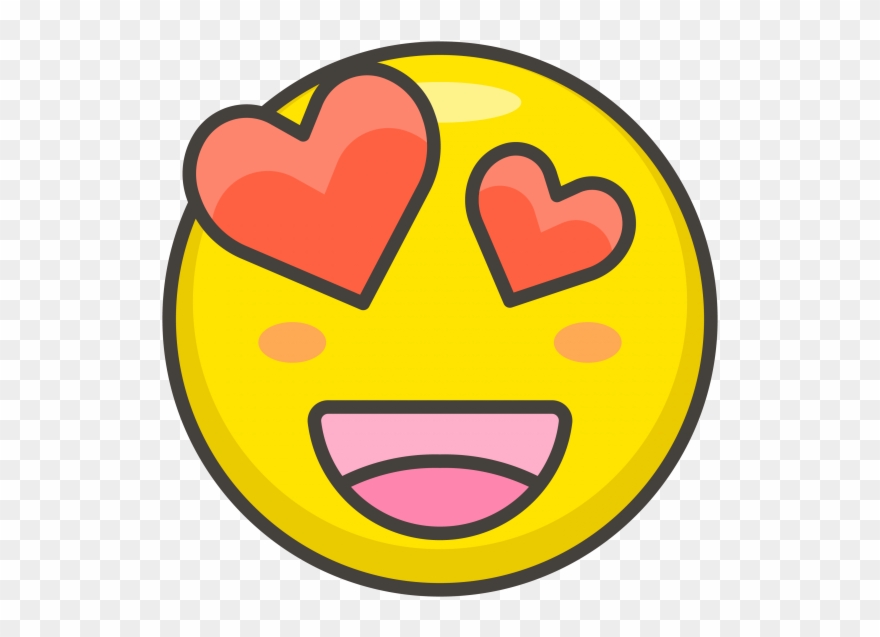 Smiling Face With Heart Eyes Emoji - Smile Clipart