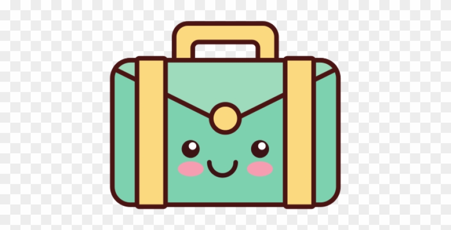 Luggage Clipart Kawaii - Maletin Kawaii - Png Download