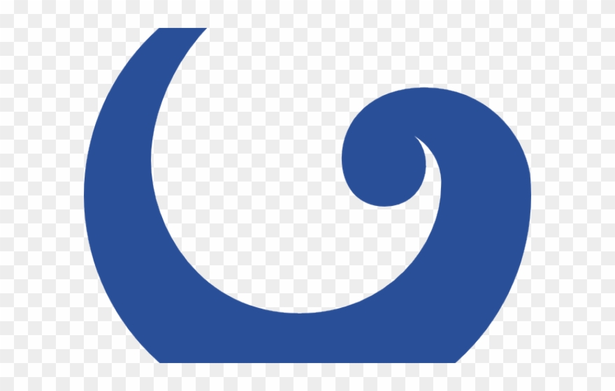 Swirls Clipart Simple Blue - Water - Png Download