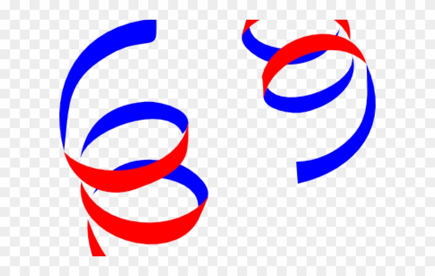 Swirls Clipart Ribbon - White And Black Streamers Clipart Png Transparent Png