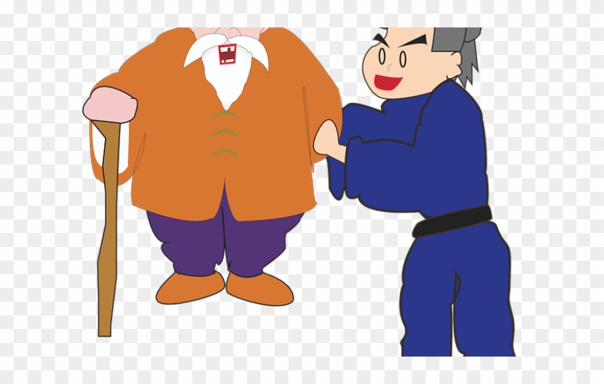 Old Clipart Aged Person - Clip Art - Png Download