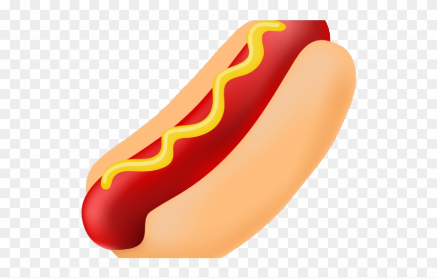 Hot Dogs Clipart Fast Food - Cartoon Hot Dog Clipart - Png Download