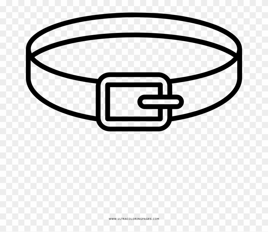 Cintura Disegni Da Colorare Ultra Coloring Pages Clip - Circle - Png Download
