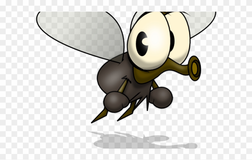 Mosquito Clip Comic Picture Library - Png Fly Mosquito Cartoon Transparent Png