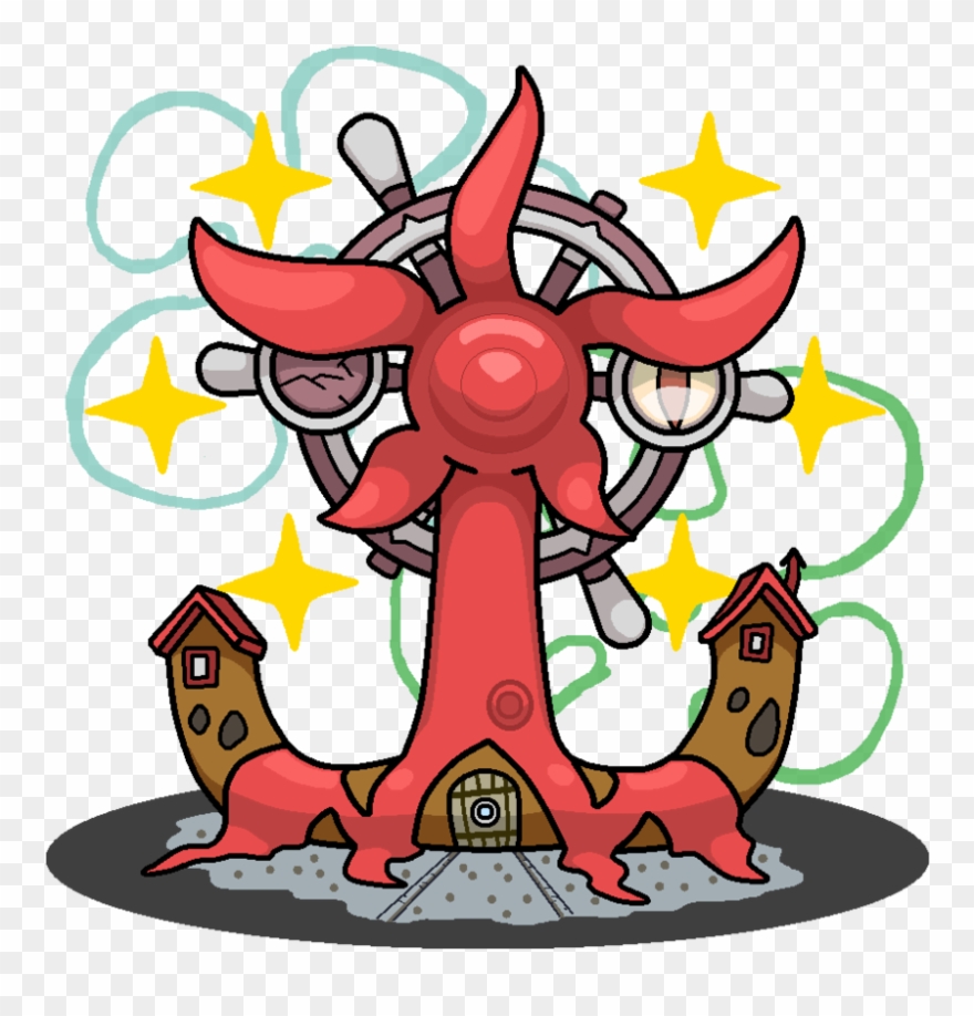 Delighted Mr Krabs From Spongebob Shiny Dhelmise House - Shiny Dhelmise Clipart