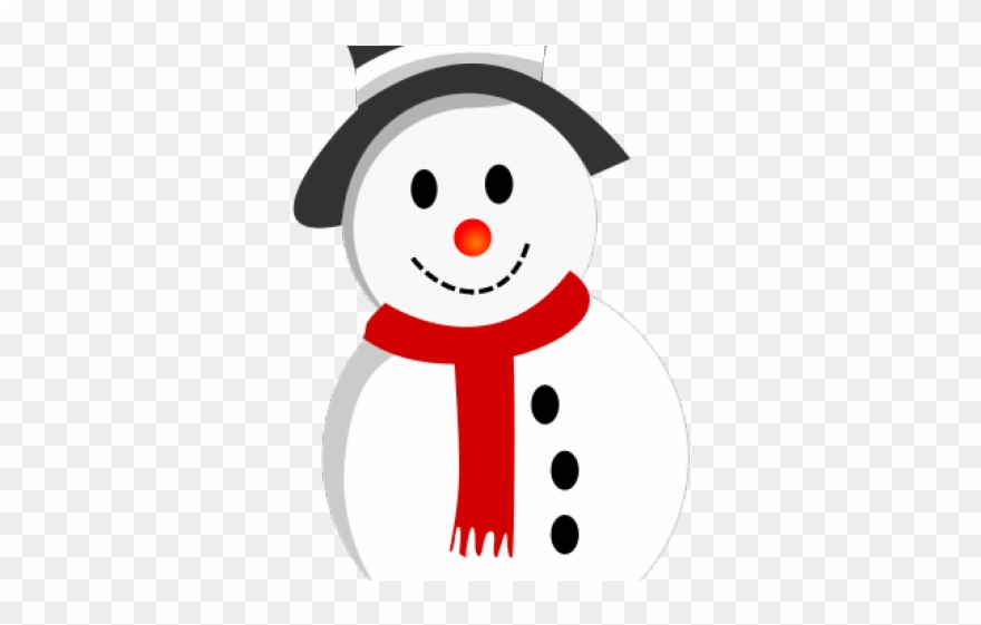 Snowman Building Contest Flyer Clipart