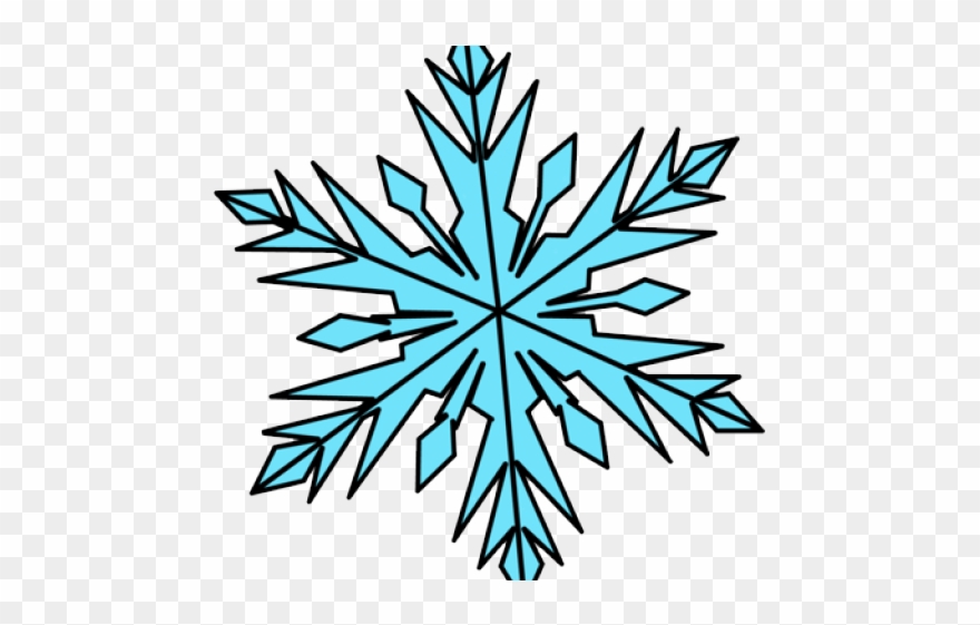 Frozen Clipart Snowflakes - Snowflake Clip Art Frozen - Png Download