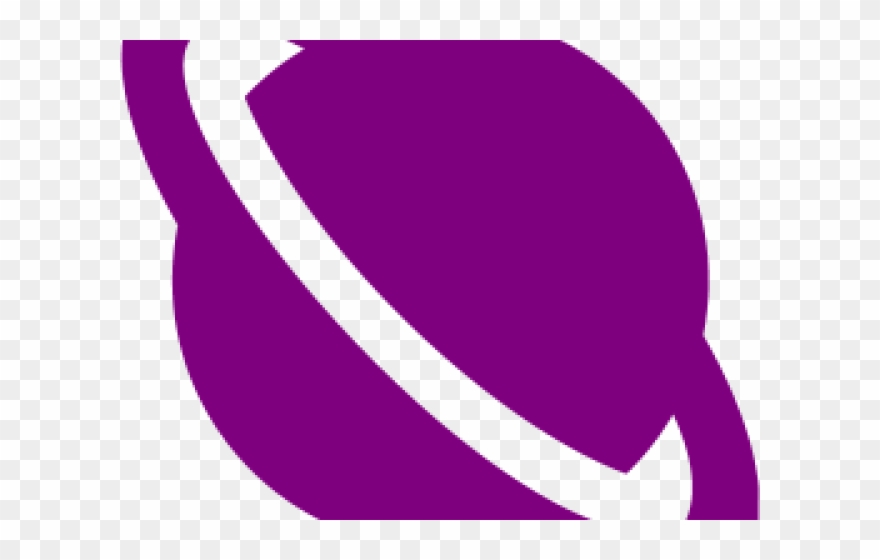 Planet Clipart Purple Planet - Png Download