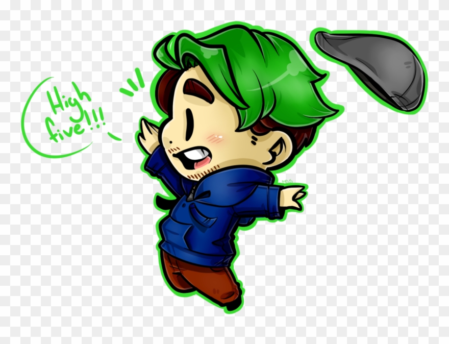“ Here's To 8 Million Subs Jack Congrats - Chibi Jacksepticeye Fan Art Clipart