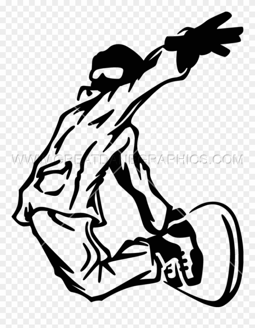 Image Transparent Library Snowboarder Fly Production - Drawing Clipart