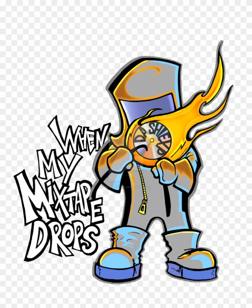 Mixtape Drawing Clipart Image Freeuse Stock - Cartoon - Png Download