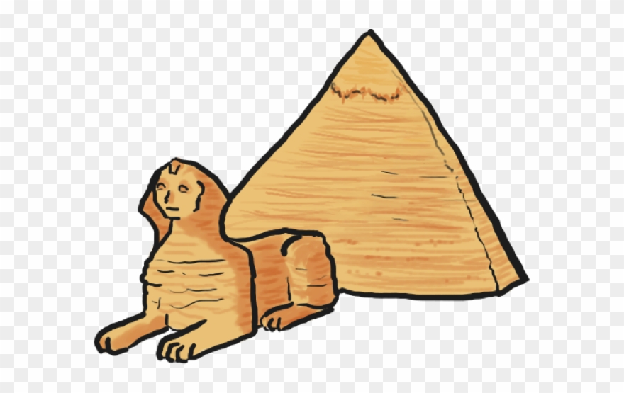 Pyramid Clipart Sphynx - Pyramids Clipart - Png Download