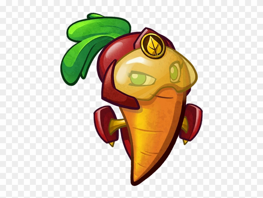 Banana Split Clipart Pvz Heroes - Pvz Heroes Beta Carrotina - Png Download