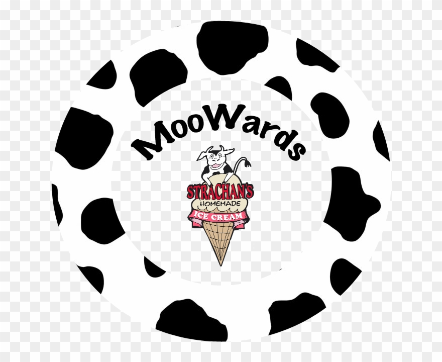 Cow Print Moowards - Illustration Clipart