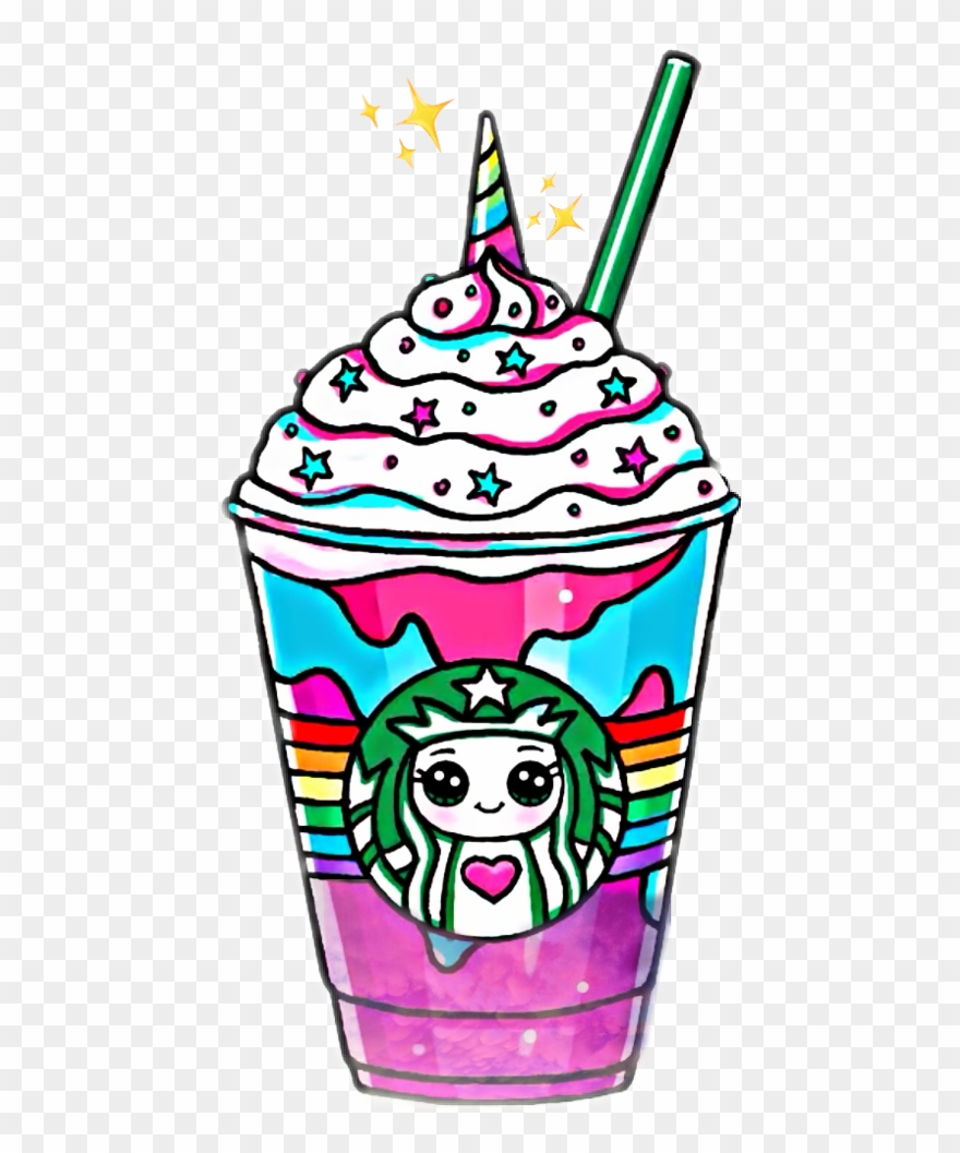 "see Skygirl15 Profile And Image Collections On Picsart" - Draw A Starbucks Unicorn Frappuccino Clipart