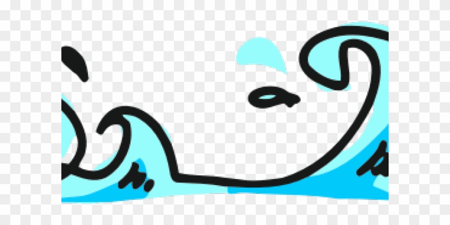 Decorative Line Blue Clipart Divider - Wind Wave - Png Download