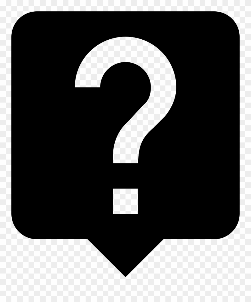 Bubble Clipart Question Mark - Question Mark Icon Png White Transparent Png