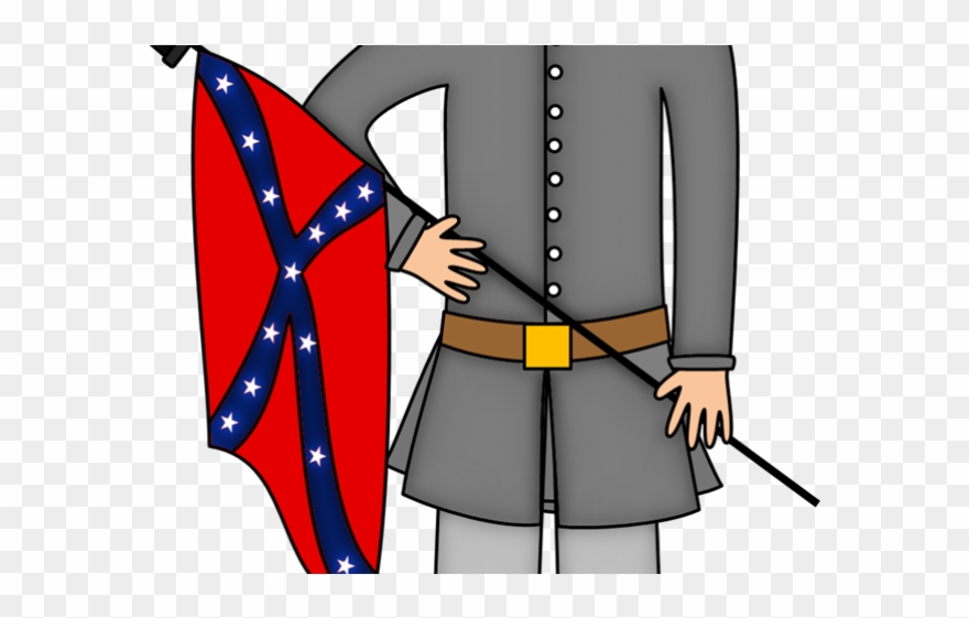 Civil War Clipart Confederacy - Soldier - Png Download