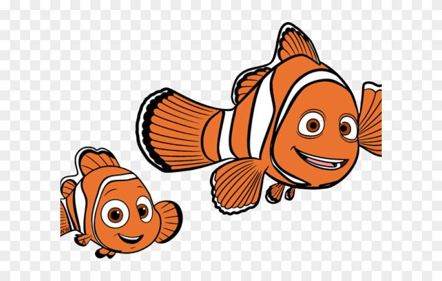 Nemo Cliparts - Marlin Drawing Finding Nemo - Png Download