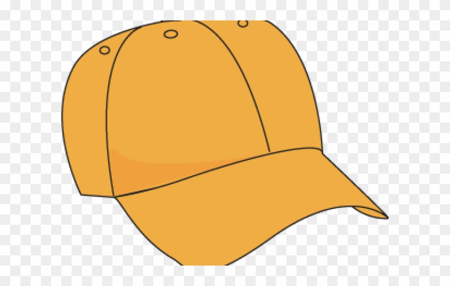 Jacket Clipart Orange Clothes - Yellow Baseball Cap Clipart - Png Download