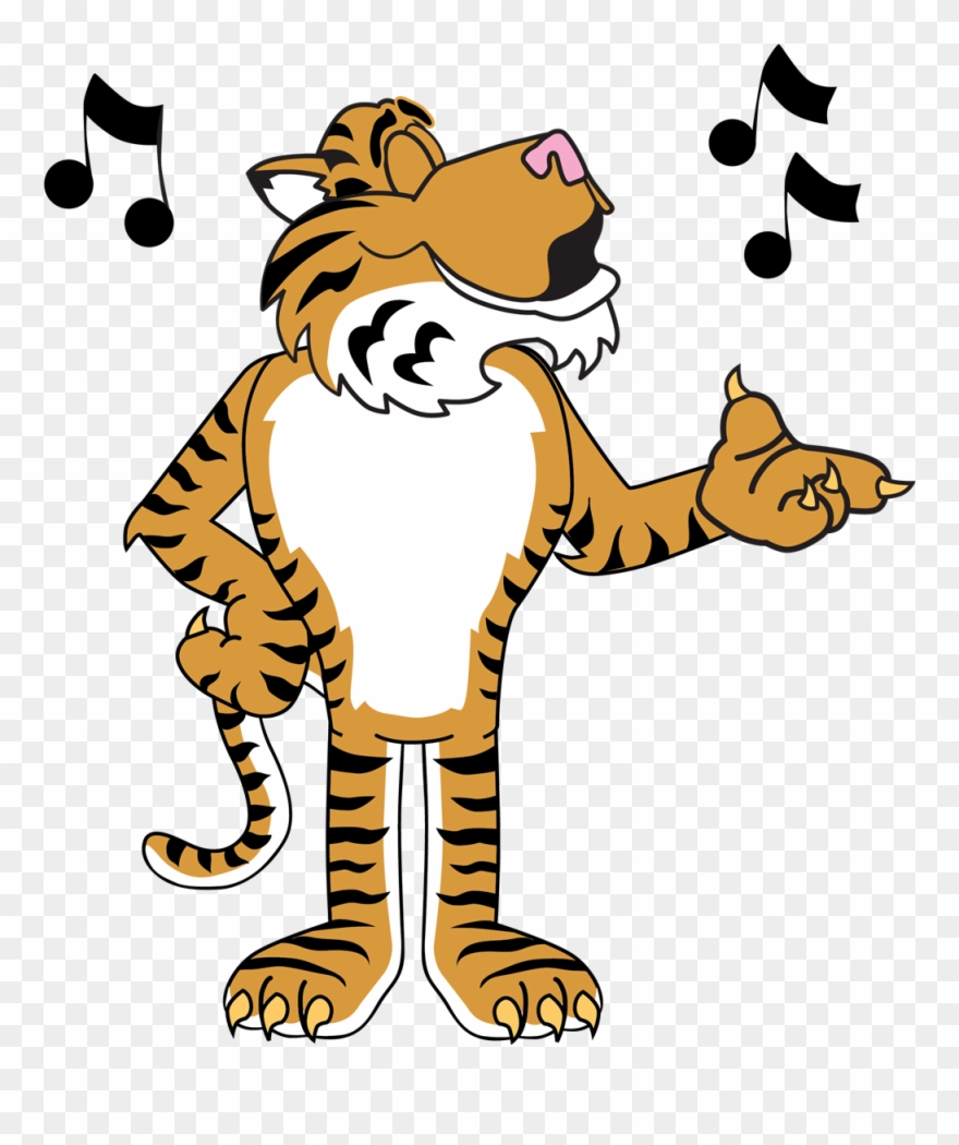 Sme Honor Choir - Cartoon Tiger Clipart