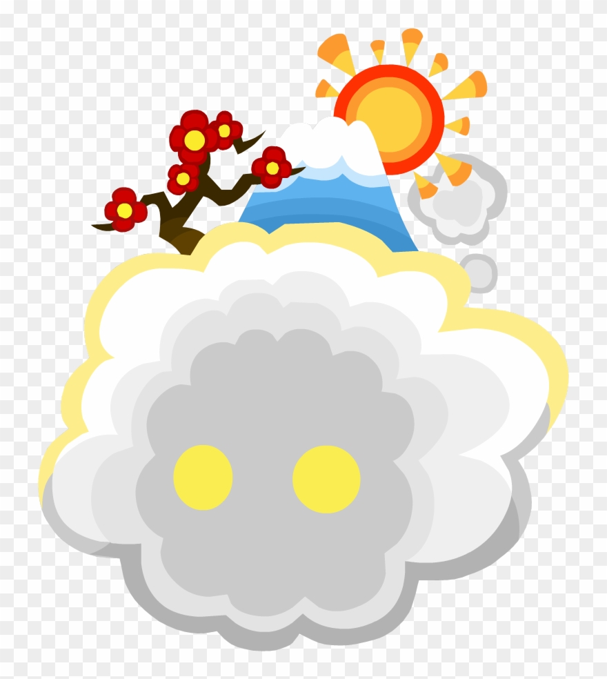 New Year - Cloud Sun - - Portable Network Graphics Clipart
