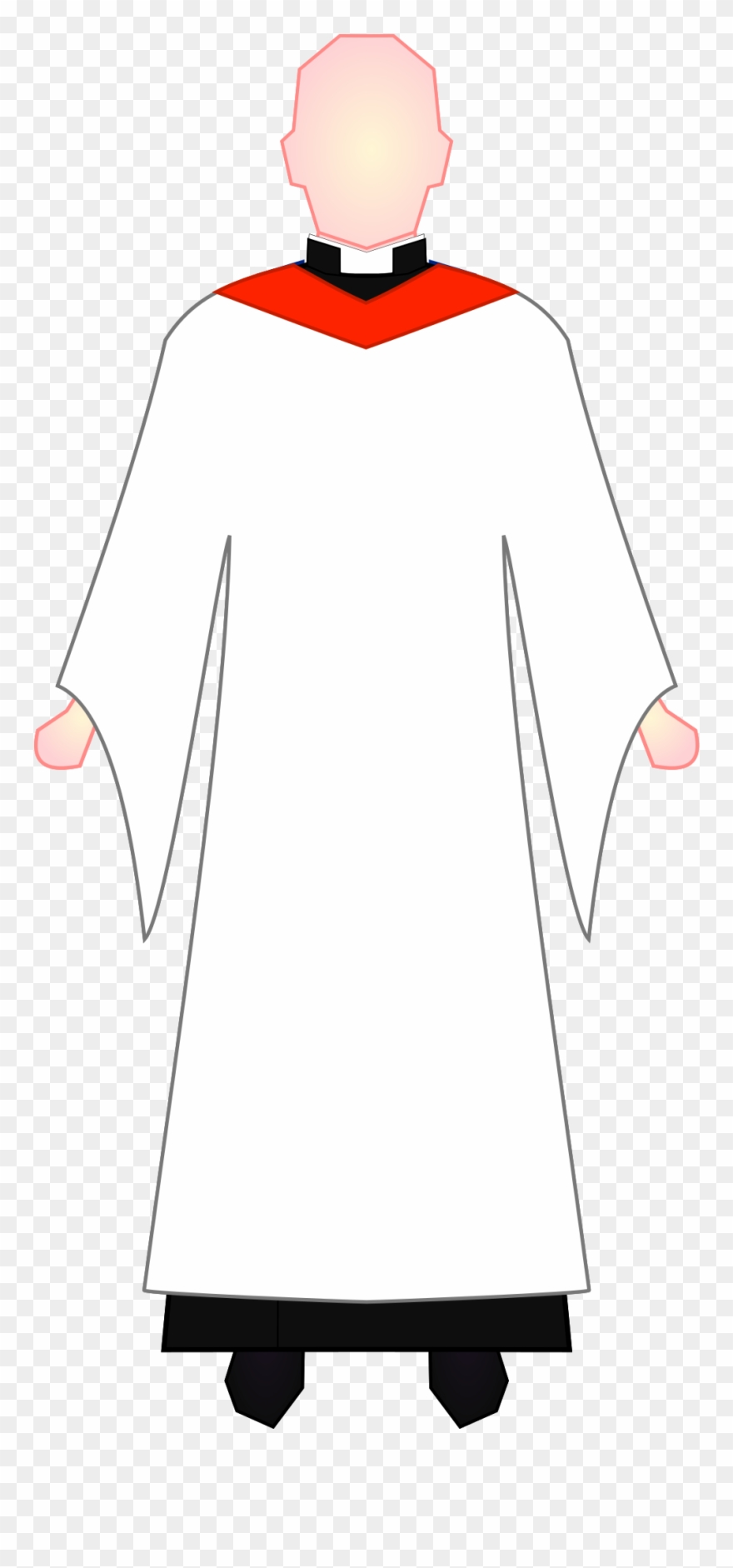 Open - Choir Dress Clipart