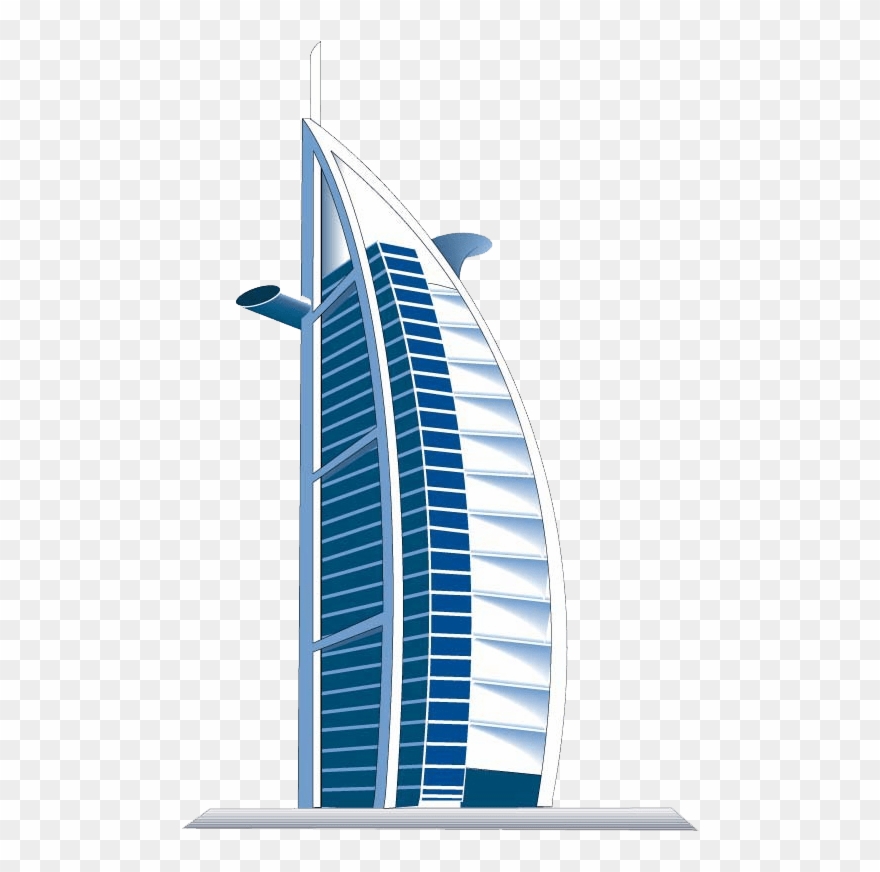 Burj Khalifa Hotel Clipart - Burj Khalifa - Png Download