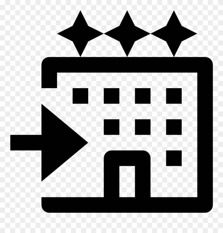 Hotel Check In Icon - Icon Clipart