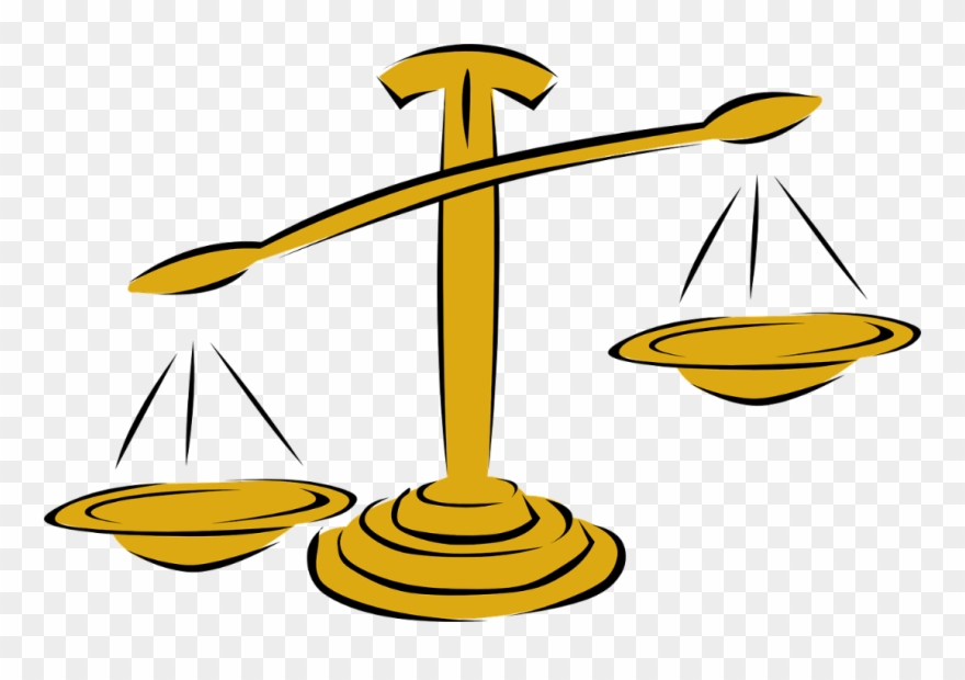Scale, Balance, Libra, Justice, Gold, Weight - Libra Scale Clip Art - Png Download