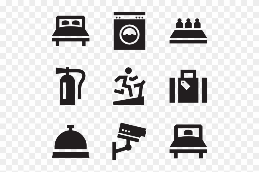 Hotel Services - Date Time Venue Icon Clipart