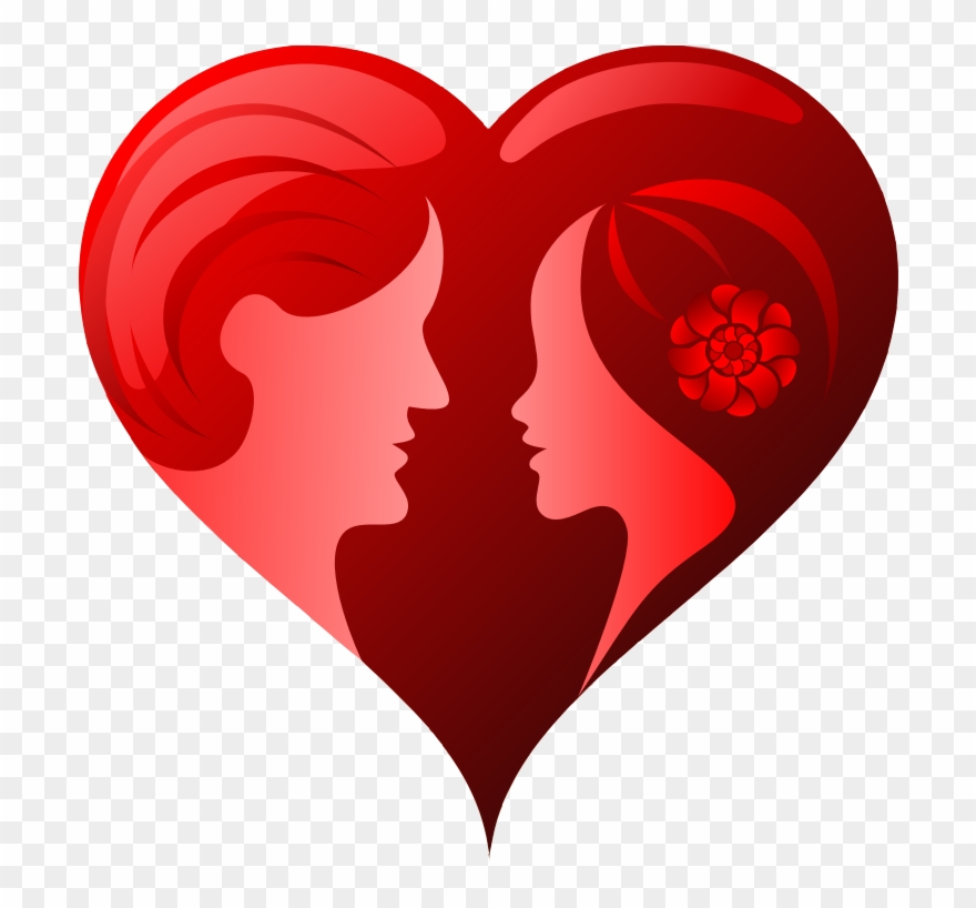Couples Hearts - Couple Heart Logo Png Clipart