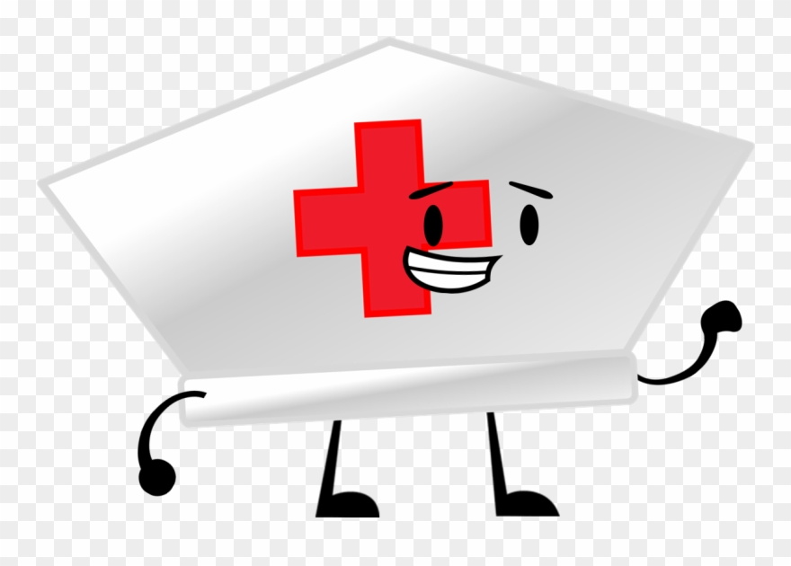 New Nurse Hat Pose - Cross Clipart