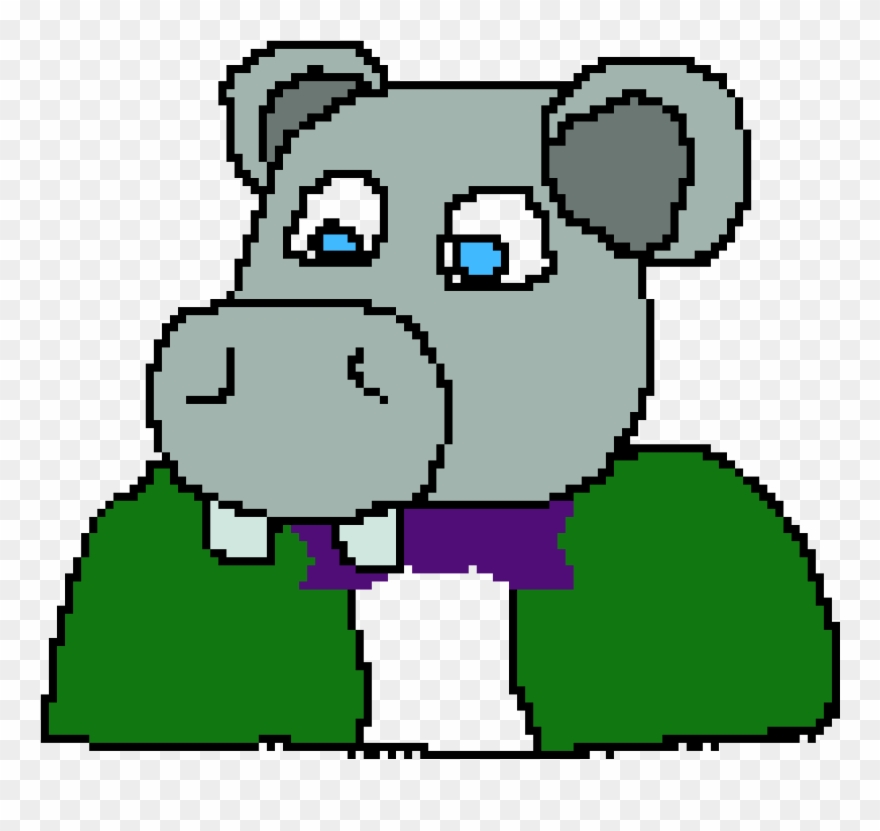 The Hippo - Cartoon Clipart